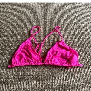 Vibrant Pink Skims triangle bralette